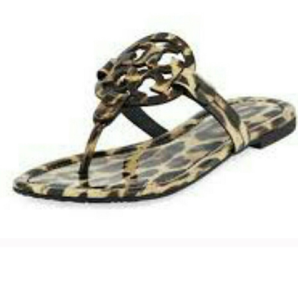 ISO LEOPARD TORY BURCH MILLER SANDAL